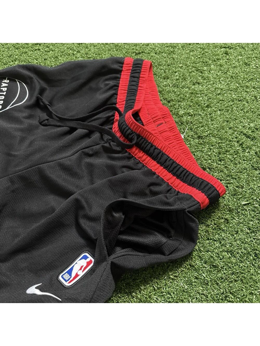 Nike X NBA Toronto Raptors Basketball Shorts Mens S Traning Unlined Zip Pockets - Picture 8 of 8